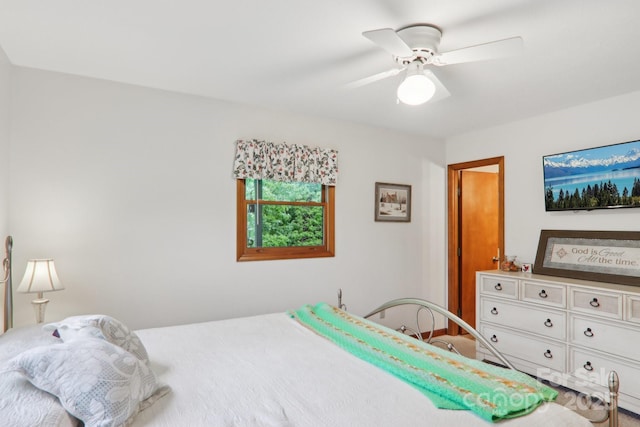 418 Stoney Ridge Loop, Maggie Valley, NC 28751 - bedroom with a ceiling fan