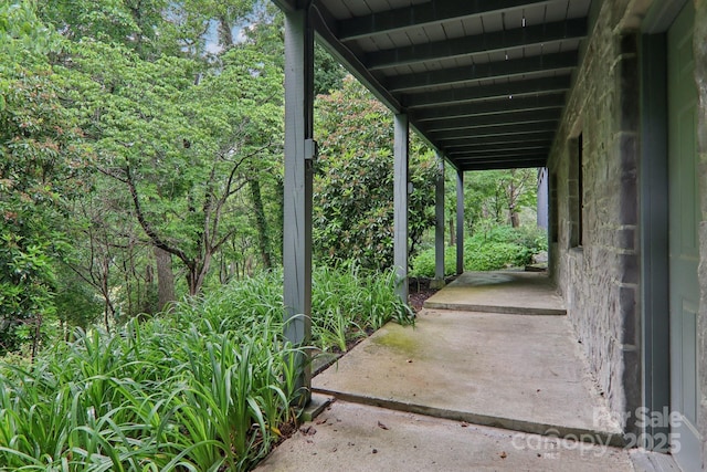418 Stoney Ridge Loop, Maggie Valley, NC 28751 - view of patio