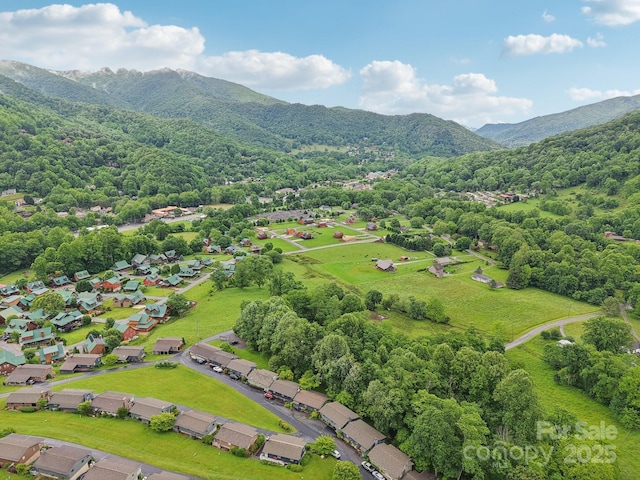418 Stoney Ridge Loop, Maggie Valley, NC 28751 - aerial perspective of suburban area featuring a mountain backdrop