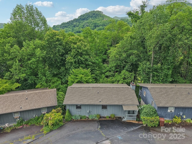 418 Stoney Ridge Loop, Maggie Valley, NC 28751 - view of mountain backdrop featuring a heavily wooded area