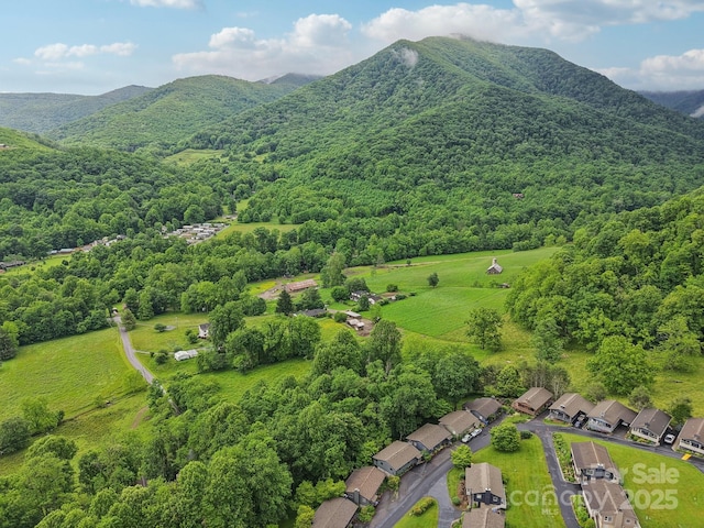 418 Stoney Ridge Loop, Maggie Valley, NC 28751 - drone / aerial view of a forest and a mountain backdrop