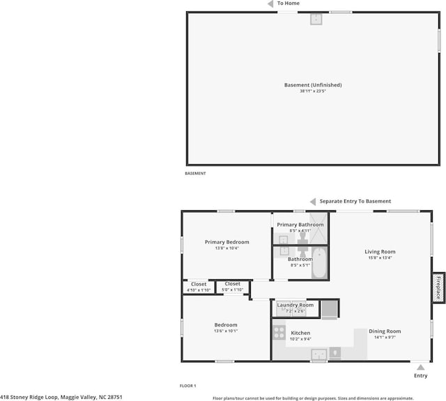 418 Stoney Ridge Loop, Maggie Valley, NC 28751 - home floor plan
