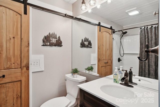 72 Wakulla Dr, Maggie Valley, NC 28751 - full bath featuring vanity, toilet, and a shower with curtain