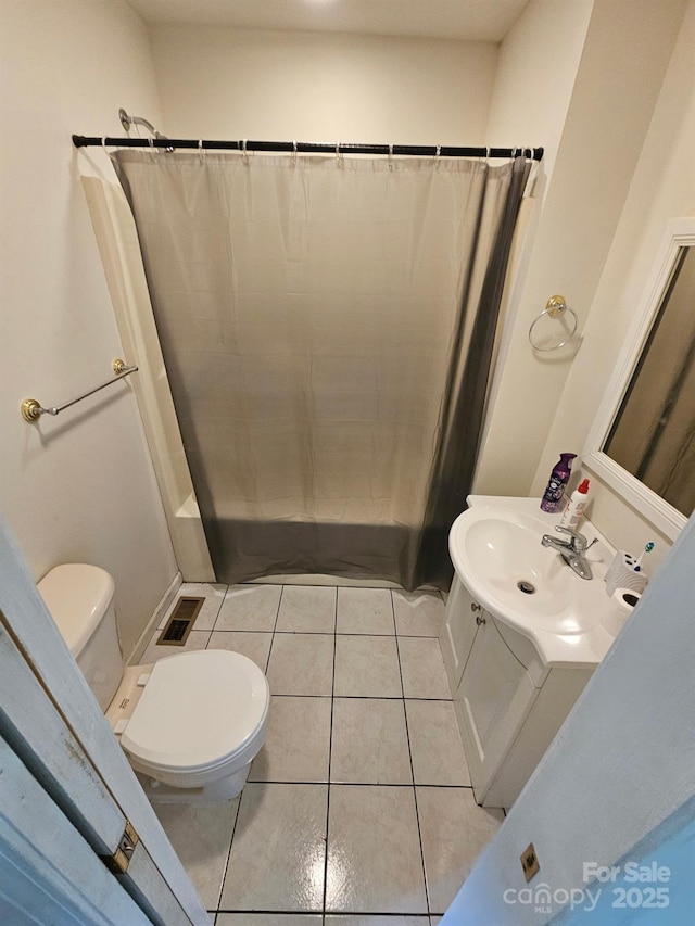 1670 Jamestown Rd, Morganton, NC 28655 - full bath with vanity and tile patterned floors
