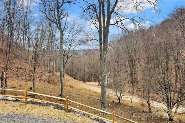 1495 El Miner Dr, Mars Hill, NC 28754 - view of yard featuring a view of trees