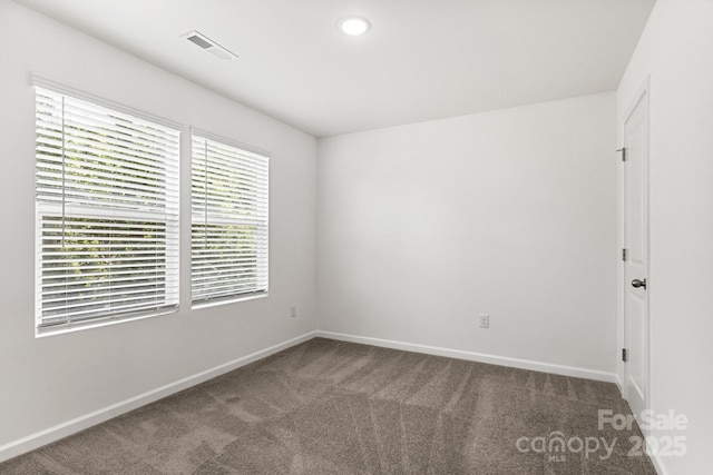 1112 Angle St, Cherryville, NC 28021 - carpeted spare room with baseboards and recessed lighting