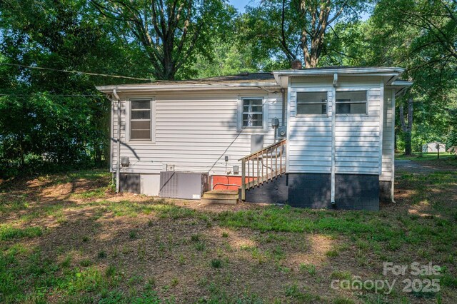 143 Hallman St, Cherryville, NC 28021 - back of house featuring central AC