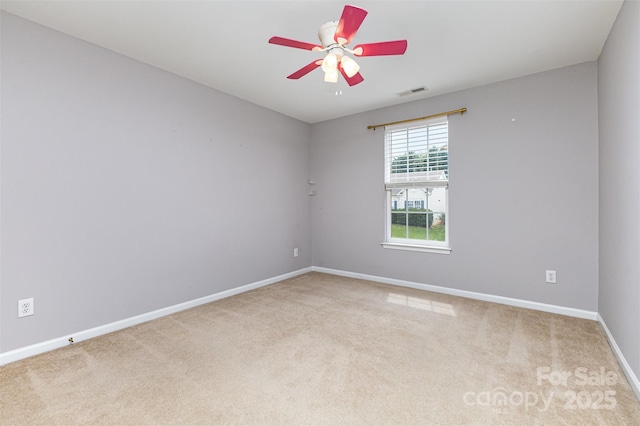 10198 Tintinhull Dr, Fort Mill, SC 29707 - carpeted spare room with a ceiling fan and baseboards