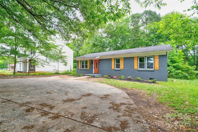 1010 Fallston Rd, Shelby, NC 28150 - view of front of house with brick siding and crawl space