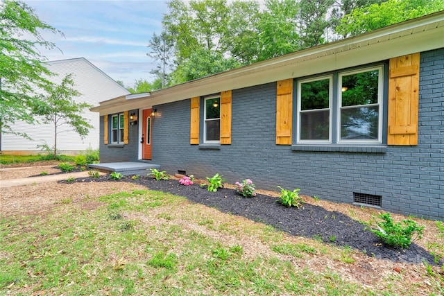 1010 Fallston Rd, Shelby, NC 28150 - view of front facade featuring crawl space and brick siding
