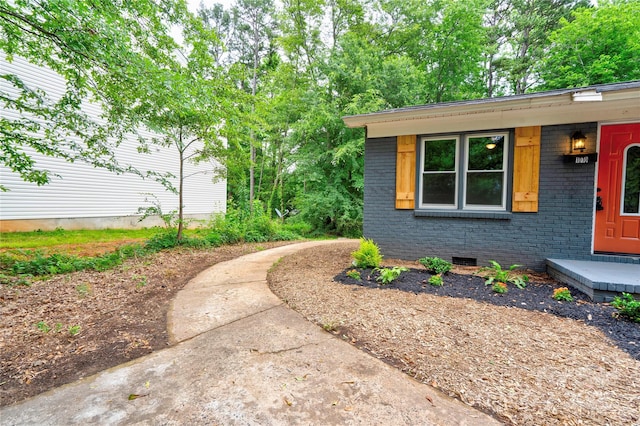 1010 Fallston Rd, Shelby, NC 28150 - view of home's exterior featuring brick siding and crawl space