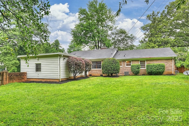 1961 Runnymede Ln, Charlotte, NC 28211 - rear view of property with crawl space