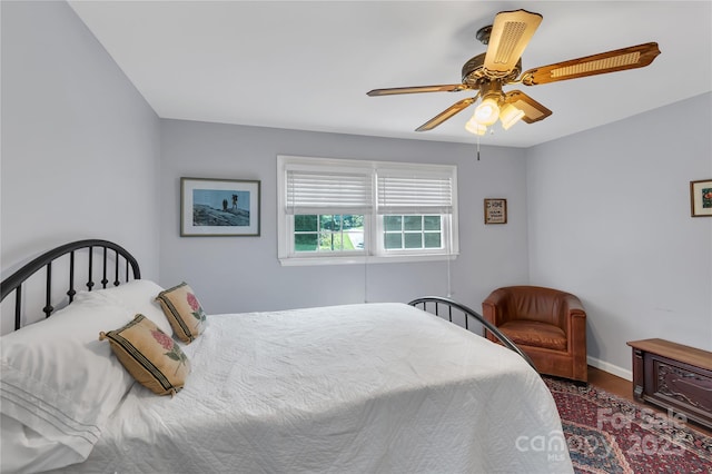 2010 Dogwood Trl, Shelby, NC 28150 - bedroom with a ceiling fan and baseboards