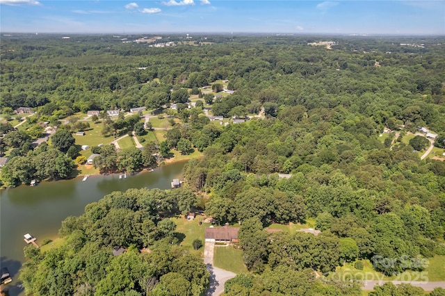 2010 Dogwood Trl, Shelby, NC 28150 - aerial overview of property's location featuring a forest and a nearby body of water