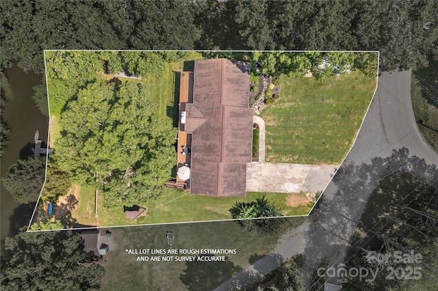 2010 Dogwood Trl, Shelby, NC 28150 - aerial view of property's location featuring property parcel outlined