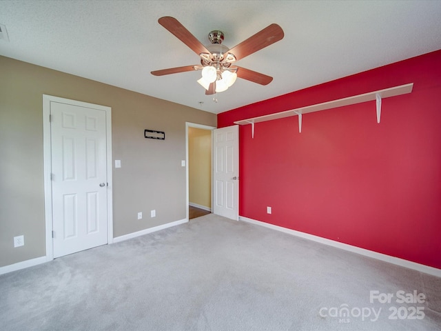 1060 S Lentz Harness Shop Rd, Mount Pleasant, NC 28124 - unfurnished bedroom featuring carpet flooring, baseboards, and a ceiling fan