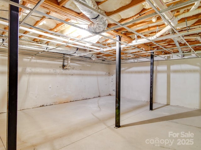 1060 S Lentz Harness Shop Rd, Mount Pleasant, NC 28124 - view of unfinished below grade area