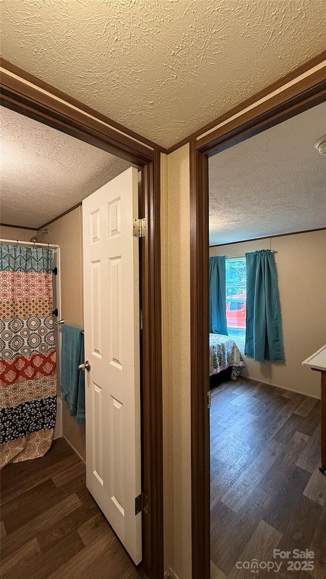 143 Hamilton Rd, Rutherfordton, NC 28139 - full bathroom with a textured ceiling and wood finished floors