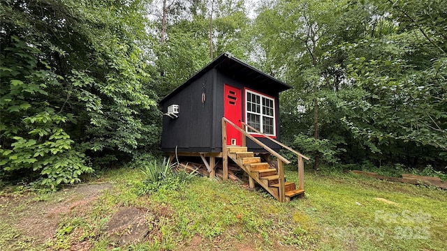 143 Hamilton Rd, Rutherfordton, NC 28139 - view of outbuilding with entry steps