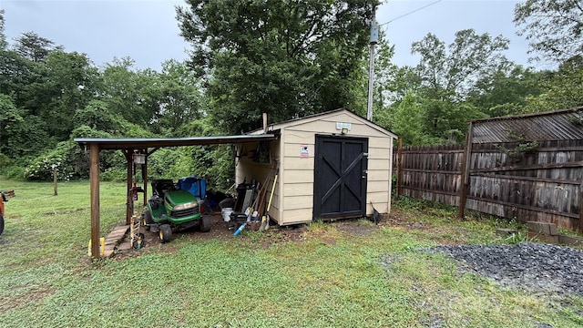 143 Hamilton Rd, Rutherfordton, NC 28139 - view of shed with a carport