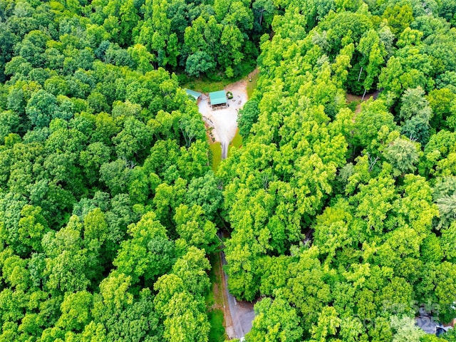 125 Cypress Ln, Saluda, NC 28773 - drone / aerial view of a heavily wooded area