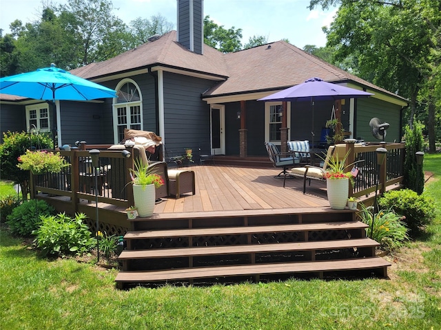 2777 Old S Ct NW, Concord, NC 28027 - view of wooden terrace