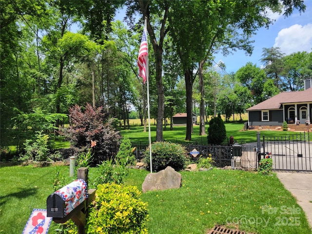 2777 Old S Ct NW, Concord, NC 28027 - view of yard featuring a gate