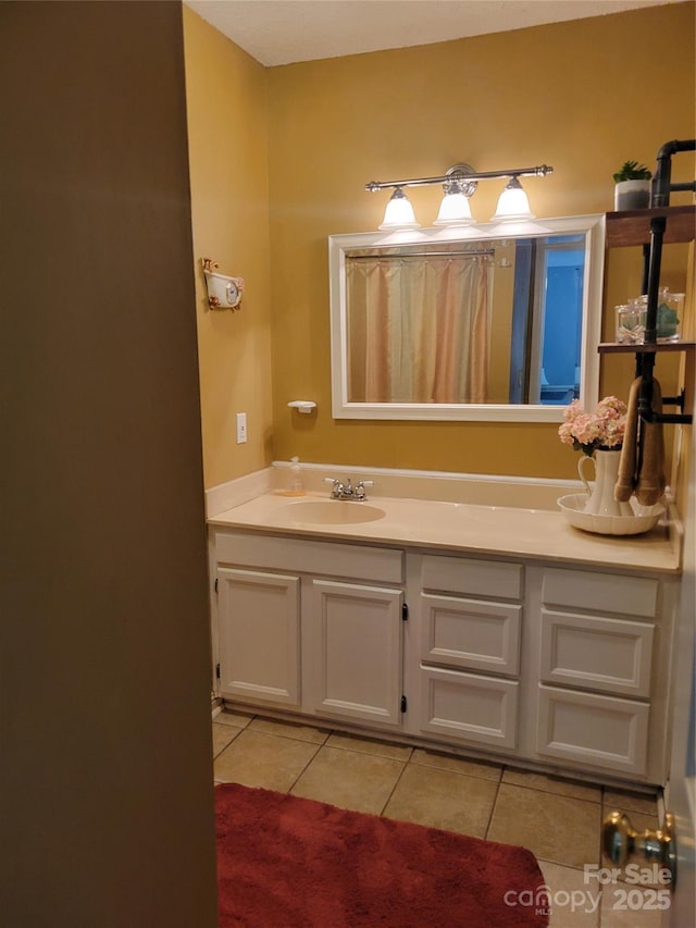 2777 Old S Ct NW, Concord, NC 28027 - bathroom with tile patterned floors and vanity
