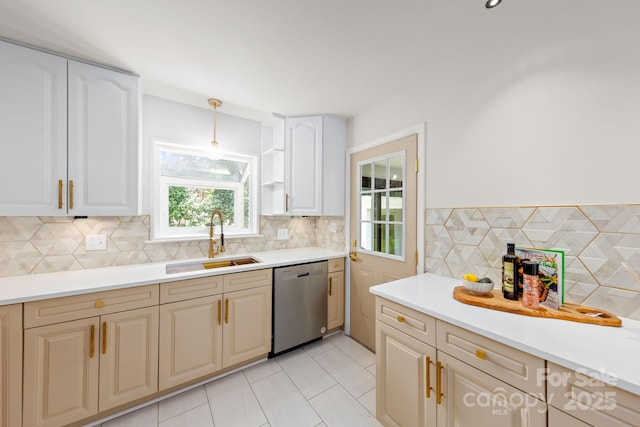 4913 Seacroft Rd, Charlotte, NC 28210 - kitchen featuring dishwasher, healthy amount of natural light, and light countertops