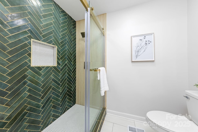 4913 Seacroft Rd, Charlotte, NC 28210 - full bathroom featuring tile patterned flooring and a shower stall