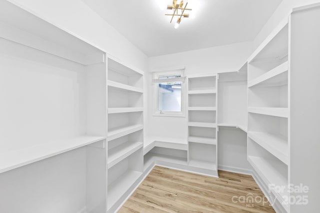 4913 Seacroft Rd, Charlotte, NC 28210 - walk in closet featuring wood finished floors