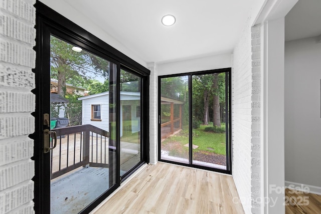 4913 Seacroft Rd, Charlotte, NC 28210 - entryway with wood finished floors and french doors