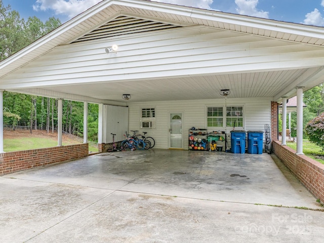 310 Yarbro Rd, Kings Mountain, NC 28086 - garage featuring an attached carport
