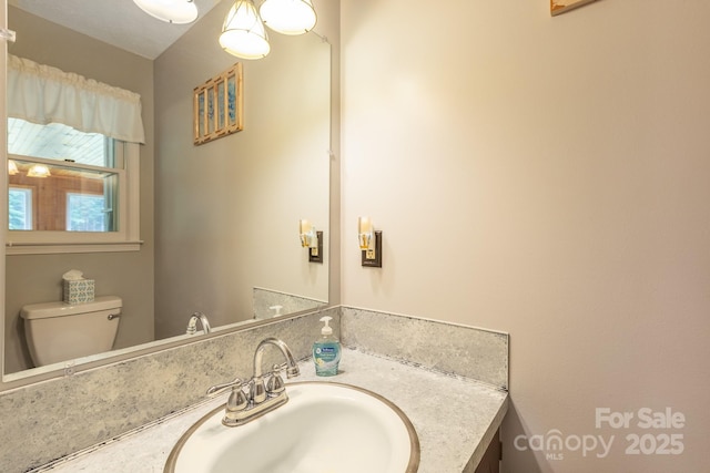 310 Yarbro Rd, Kings Mountain, NC 28086 - half bath featuring vanity and toilet