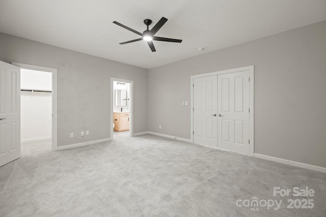 11139 Tradition View Dr, Charlotte, NC 28269 - unfurnished bedroom with a closet, baseboards, and carpet floors