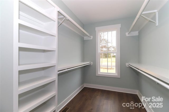 332 Canvasback Rd, Mooresville, NC 28117 - walk in closet featuring dark wood-type flooring