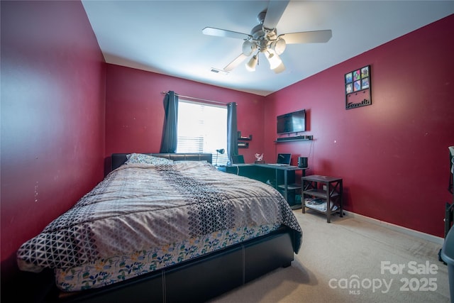 16525 Kettlewell Ln, Charlotte, NC 28277 - bedroom featuring carpet flooring, ceiling fan, and baseboards