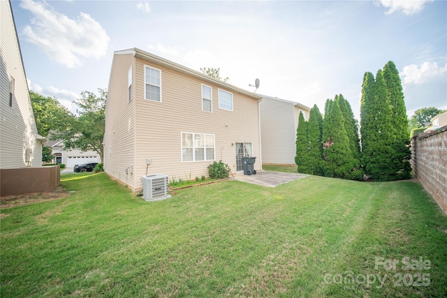 16525 Kettlewell Ln, Charlotte, NC 28277 - rear view of property featuring a patio area and central AC unit