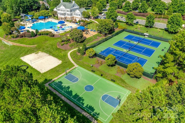 2785 Disney Pl, Indian Land, SC 29707 - drone / aerial view of a pool area