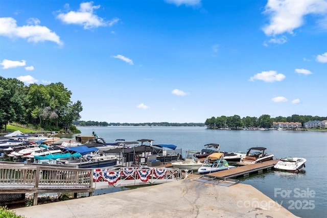 21621 Crown Lake Dr, Cornelius, NC 28031 - dock area with a water view
