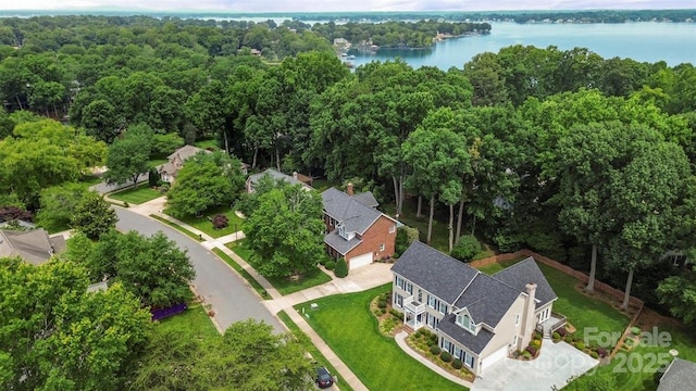 21621 Crown Lake Dr, Cornelius, NC 28031 - drone / aerial view of a nearby body of water