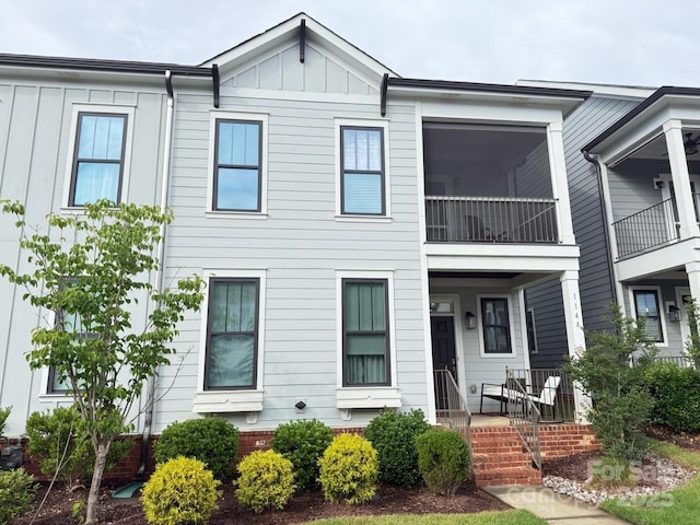 114 Mint Ave Unit A, Mooresville, NC 28117 - view of property featuring board and batten siding