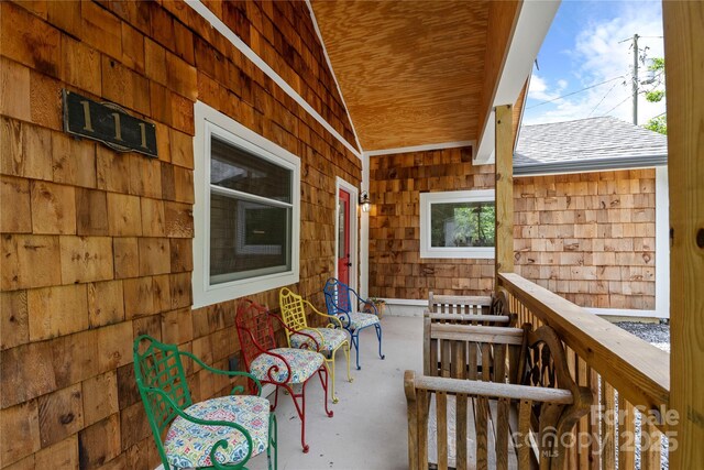 111 Altamahaw Ave, Black Mountain, NC 28711 - view of covered porch