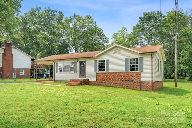 798 Wilson St, China Grove, NC 28023 - view of front of house featuring crawl space