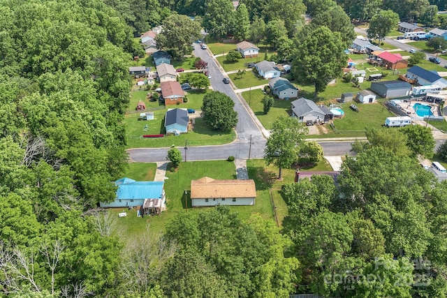 798 Wilson St, China Grove, NC 28023 - aerial view of property's location with nearby suburban area