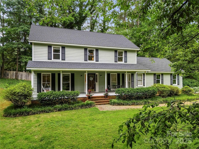 4848 Spicewood Dr, Charlotte, NC 28227 - view of front of property with roof with shingles and covered porch