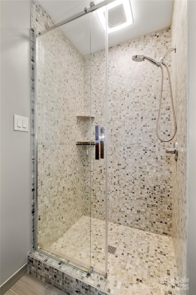 4848 Spicewood Dr, Charlotte, NC 28227 - bathroom with a shower stall