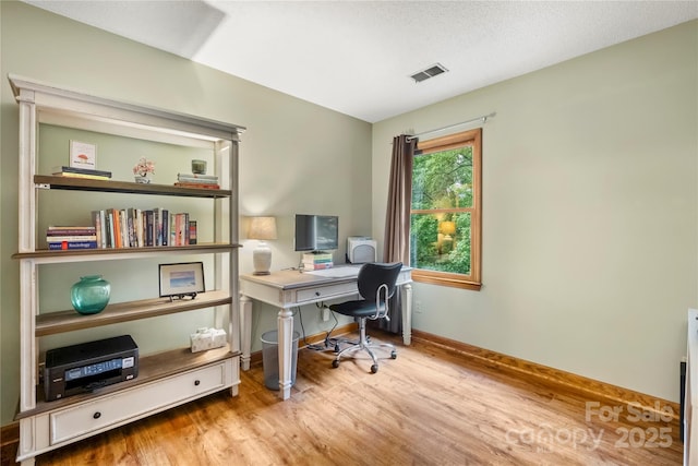 4848 Spicewood Dr, Charlotte, NC 28227 - office with wood finished floors and baseboards