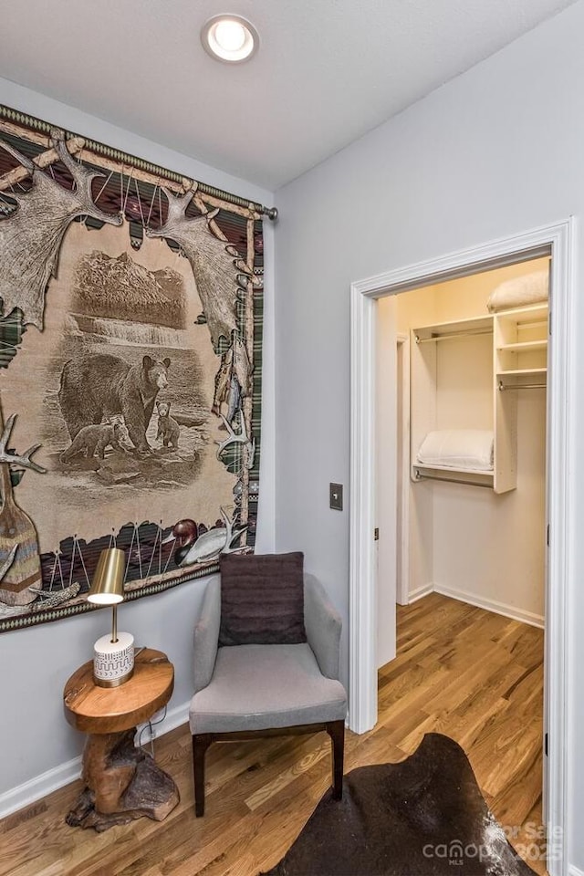 28 Mountain Vista Dr Unit 1 & 2, Asheville, NC 28804 - living area with wood finished floors and baseboards