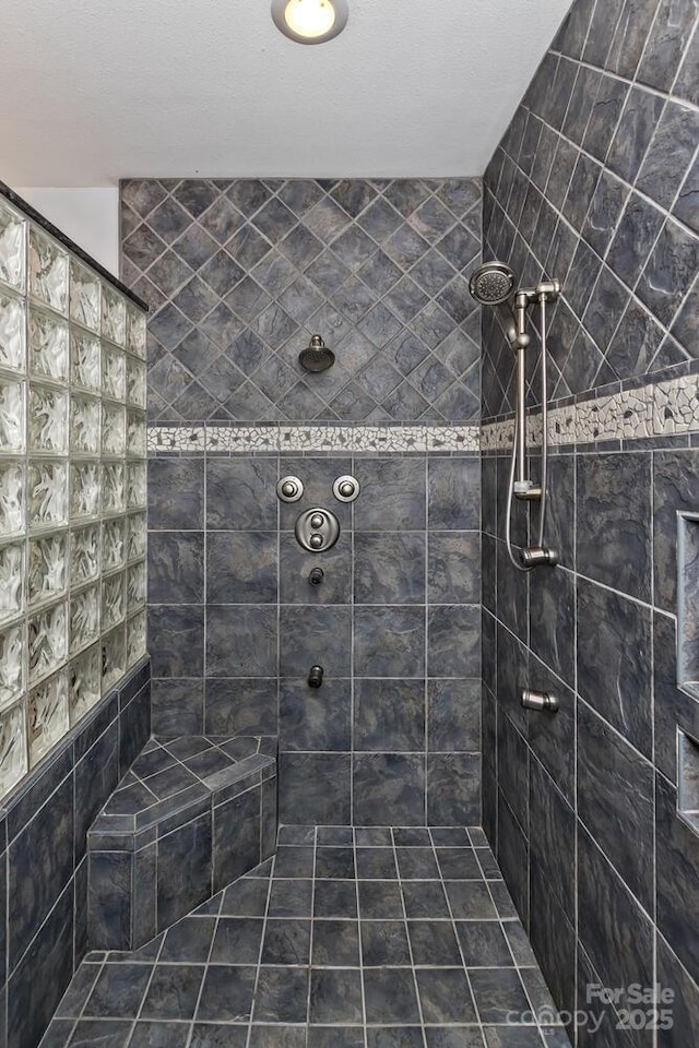 28 Mountain Vista Dr Unit 1 & 2, Asheville, NC 28804 - full bath with tiled shower